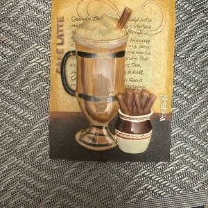 Caffe Latte, 3D kitchen wall Art Decor by Arabica
